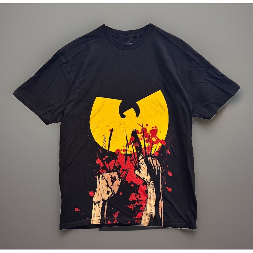 Wu-Tang Brand Limited Edition Shirt Size L Black Rocksmith Collab Be Street Rap